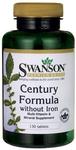 Swanson, Century Formula без железа, 130 таблеток. - фото