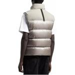 Винтажная нашивка с логотипом Сезонная стеганая жилетка Moose Knuckles, серая - фото 6