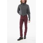 Брюки из хлопка бордового цвета Corneliani, Burgundy - фото 4