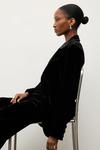 Бархатный блейзер Answear.Lab, черный - фото 6