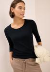 Топ Cecil Long sleeved top, Schwarz/Black - фото