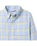 Рубашка Janie and Jack Madras Plaid Button-Down Shirt, цвет Multicolor - фото 3