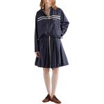 Мини-юбка плиссе из нейлона PRADA, синий - фото 3