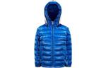 Детская пуховая куртка Moncler, синяя - фото