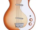Danelectro '59 DC Длинный гриф Бас Copperburst Новый, D59DCBASS-CPR - фото 3