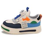 Детская обувь для скейтбординга для детей Budding, бежевый/синий - фото 4