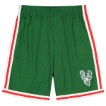 Шорты NBA SWINGMAN SHORTS MILWAUKEE BUCKS Mitchell And Ness, цвет Black / Black 76Ers - фото