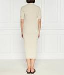 Платье женское Samsøe Samsøe Савада в рубчик, бежевый - фото 4