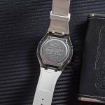 Часы Casio G-Shock Analog-Digital 2100 Series, арт. GA-2100-1A, серебристо-белый иней - фото 2