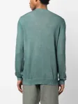 Джемпер с круглым вырезом Fedeli, зеленый - фото 4