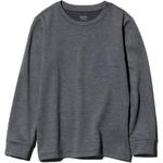 Детская футболка UNIQLO, темно-серый - фото