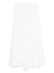 Юбка миди с драпировкой DE SANTIS, белый - фото