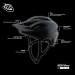 Шлем Troy Lee Designs Flowline MTB, черный - фото 6