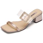 Шлепанцы женские 73Hours, цвет Champagne Gold - фото 2