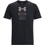Футболка u.a. m branded gel stack ss Under Armour, черный - фото