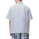 Рубашка с анаграммным принтом LOEWE, синий - фото 5