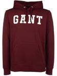 Gant худи с логотипом, красный - фото