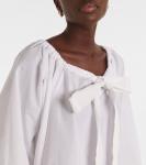 Мини-платье с оборками Patou, белый - фото 4