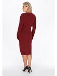 Faina Женское платье бордового цвета - фото 4
