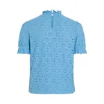 Блузка с коротким рукавом Vila Kawa, синий - фото 4