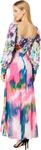 Платье ONE33 Social Printed Flounce Hem, цвет Fuchsia Multi - фото 5