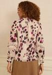 Блуза Love & Roses Blouse, White Ecru Animal/White - фото 3