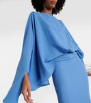 Платье Eolia из креп-кади Taller Marmo, Ocean - фото 5