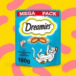 Лакомства для кошек с лососем в хрустящей оболочке Dreamies Mega Pack, 180 г - фото 8