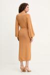 Платье AMARAT Silvian Heach, коричневый - фото 3