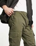Брюки карго узкого кроя цвета хаки Only & Sons - фото 4
