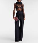 Текла мини клатч с бусинами Aquazzura, Rosso - фото 5