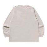 Футболка BAPE Wild Leopard Pattern Relaxed Fit Long-Sleeve Tee, Ivory - фото 2