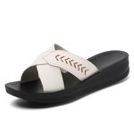 Шлепанцы женские бежевый Reivantix - фото