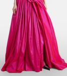 Платье на одно плечо Marmar Halim, фуксия - фото 6