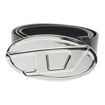 DIESEL Металлическая пряжка овальной формы ремень, Black - фото