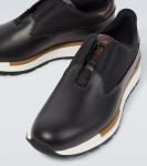 Кожаные кроссовки Fast Track Berluti, черный - фото 3