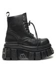 Ботинки на шнуровке M-NEWMILI083-S37 New Rock, черный - фото
