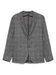 Блейзер в клетку Tagliatore, серый - фото
