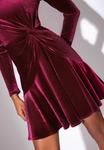 Платье Lipsy Day dress, Burgundy Red/Red - фото 4