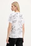 Футболка хлопковая MICKEY SKETCH Desigual, белый - фото 3