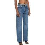 Джинсы с логотипом на поясе Alexander Wang, синий - фото 4