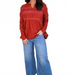 Топ Wait For Me в цвете ржавчины Ivy Jane, Rust - фото 4