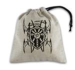 Q-Workshop, Сумочка Basic Vampire, бежевый и черный, 11x12x0,5 см - фото