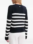 Свитер в полоску Barbour, синий - фото 2