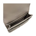 TORY BURCH Кожаный картхолдер женский серый - фото 3