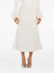 Миди-юбка А-силуэта Post Meridiem, белый - фото 4