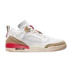 Кроссовки Air Jordan Spizike Low, Desert Camo Fire Red - фото