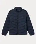 Детское стеганое пальто Hackett, темно-синий - фото