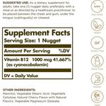 Витамин B12 1000 мкг 100 наггетсов, Solgar - фото 2