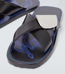 Сандалии из кожи EKD Burberry, черный - фото 3